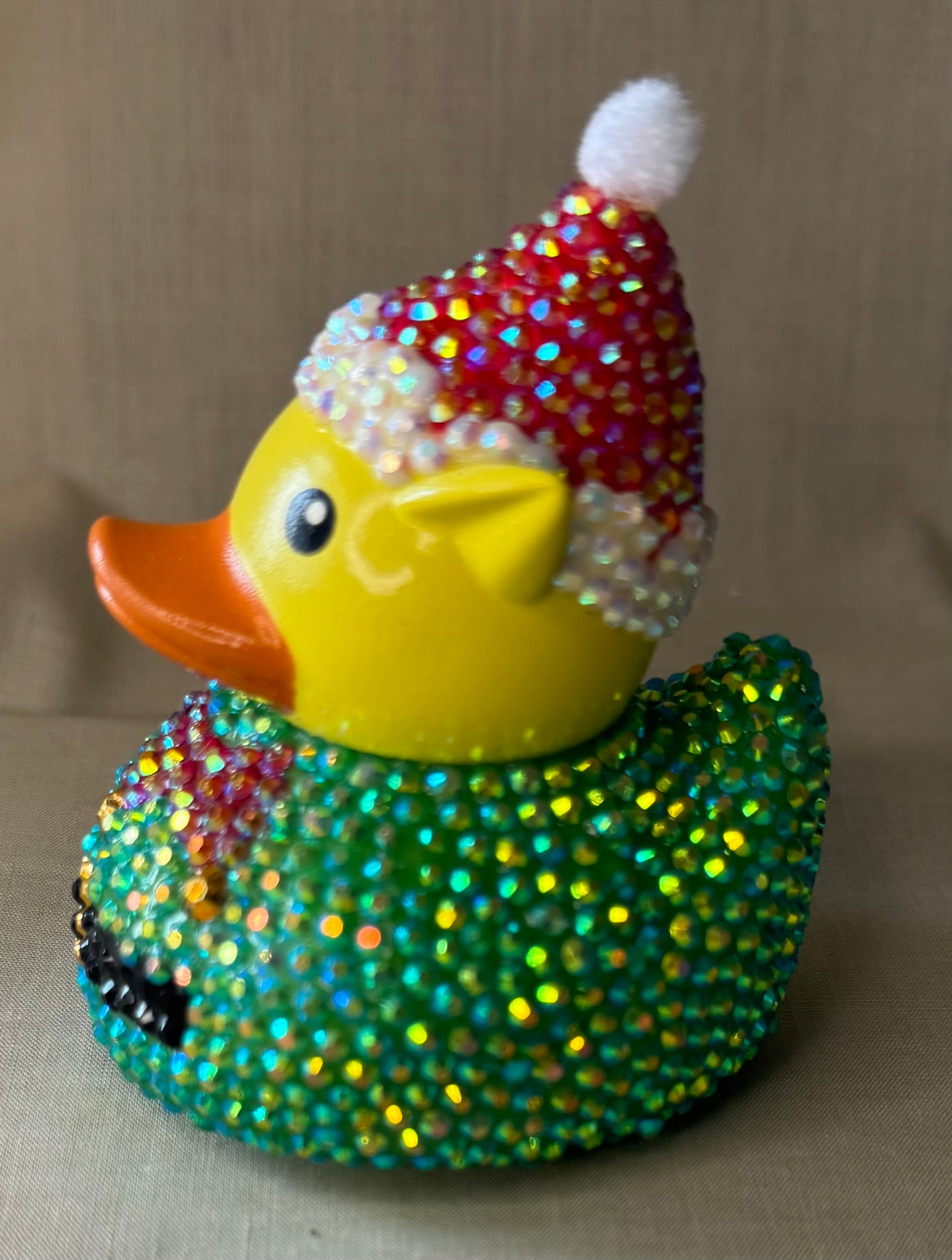 Elf Rhinestone bling duck