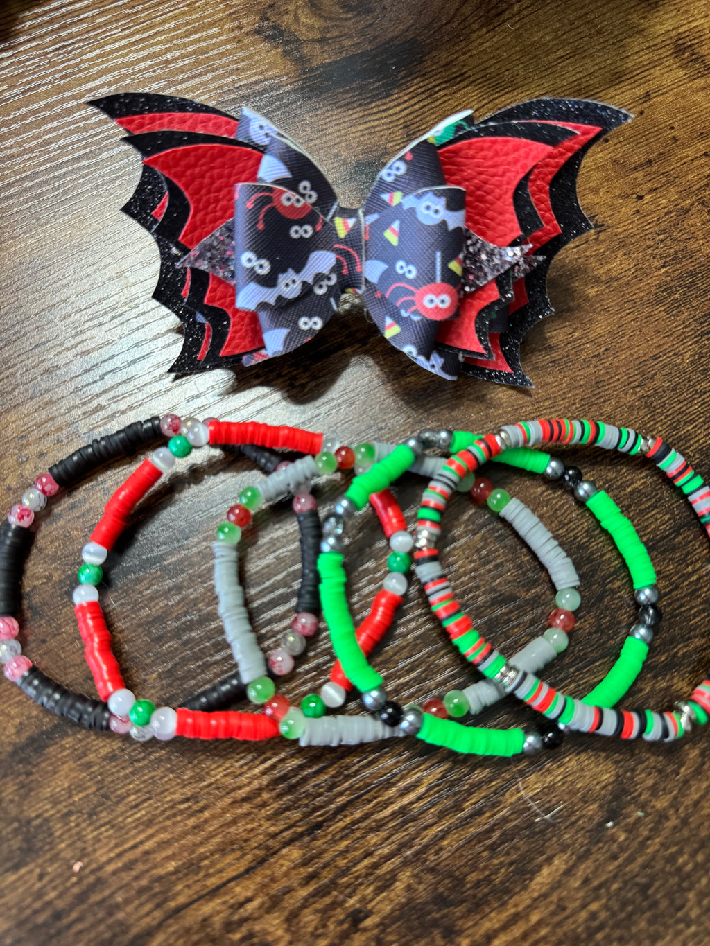 Stanley, Tumbler Halloween Bat Bow and boot bracelet set