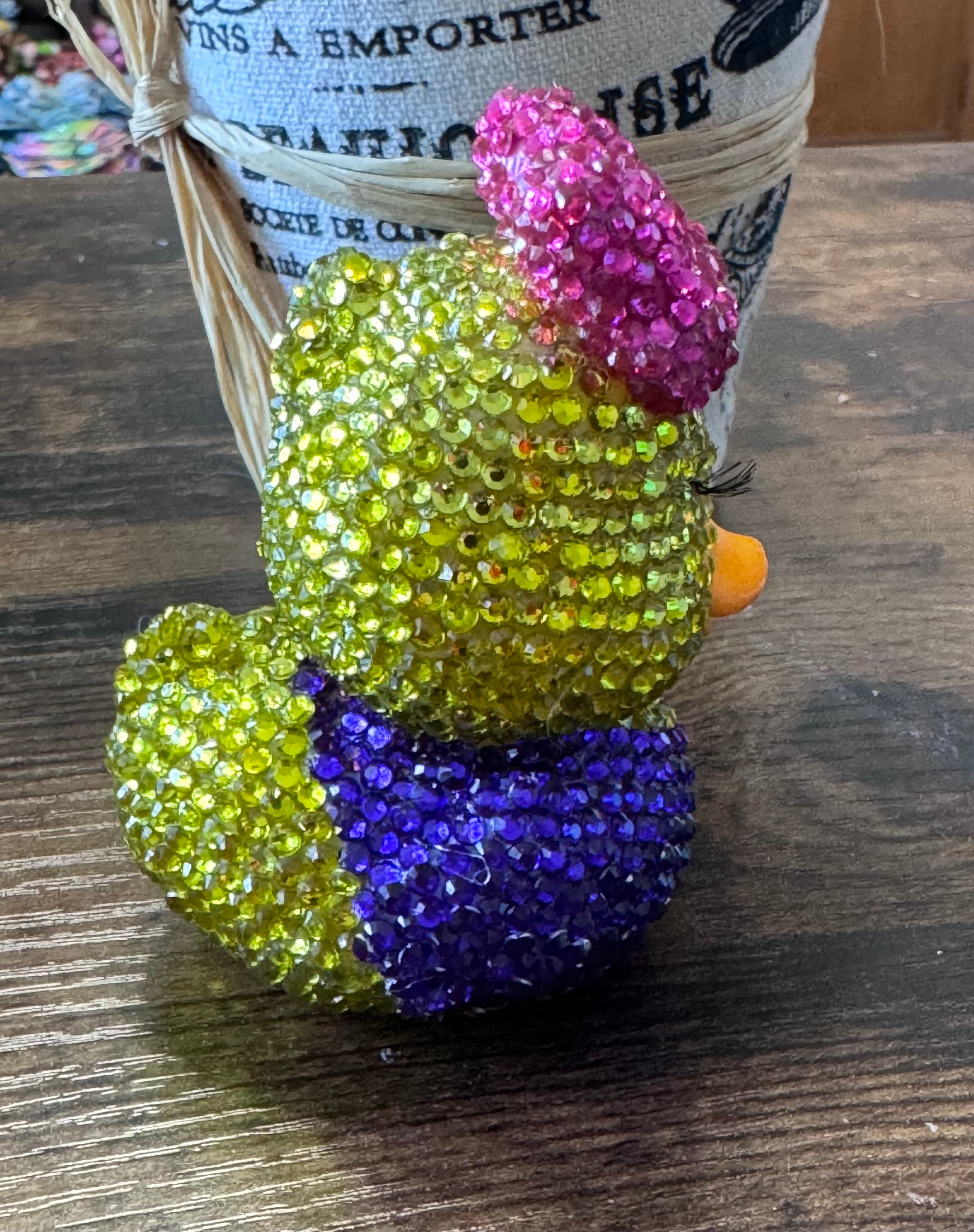 Disney Daisy bling bedazzled rhinestone duck
