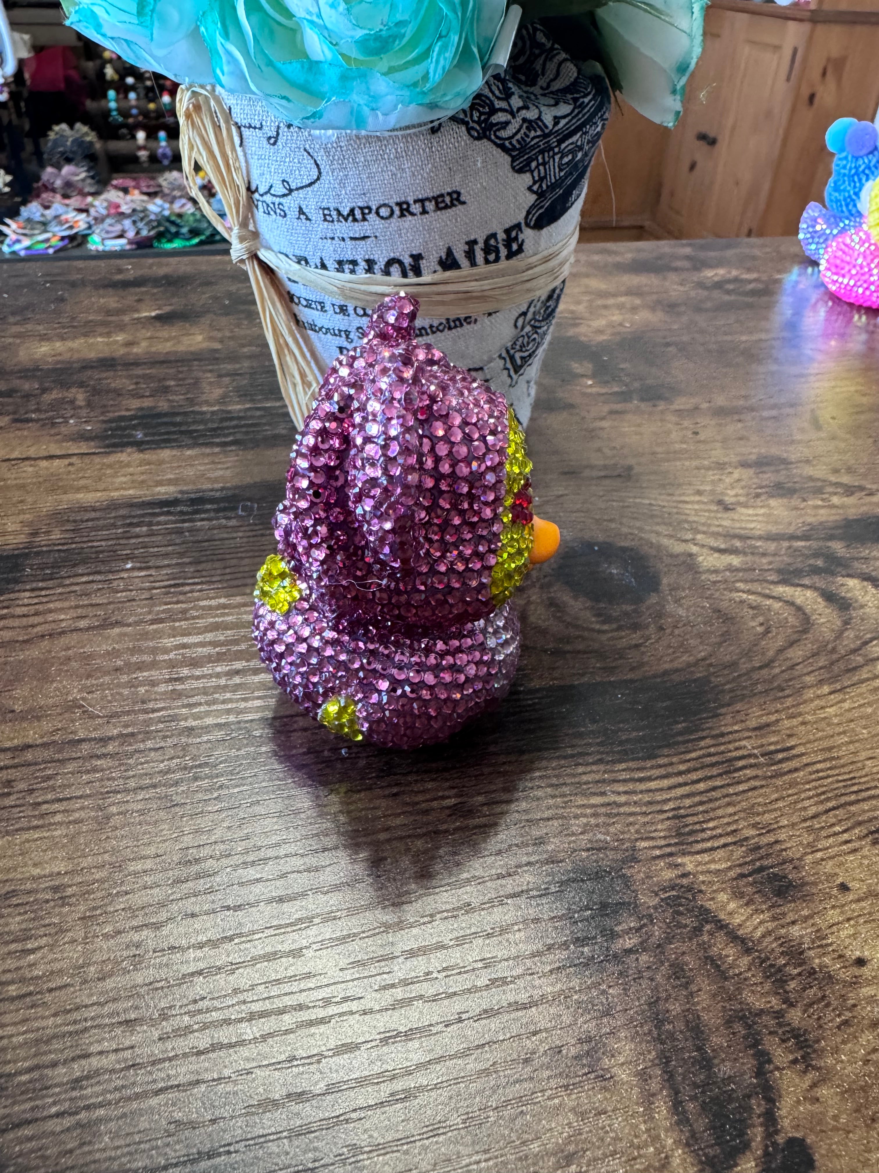 Disney Angel bling bedazzled rhinestone duck