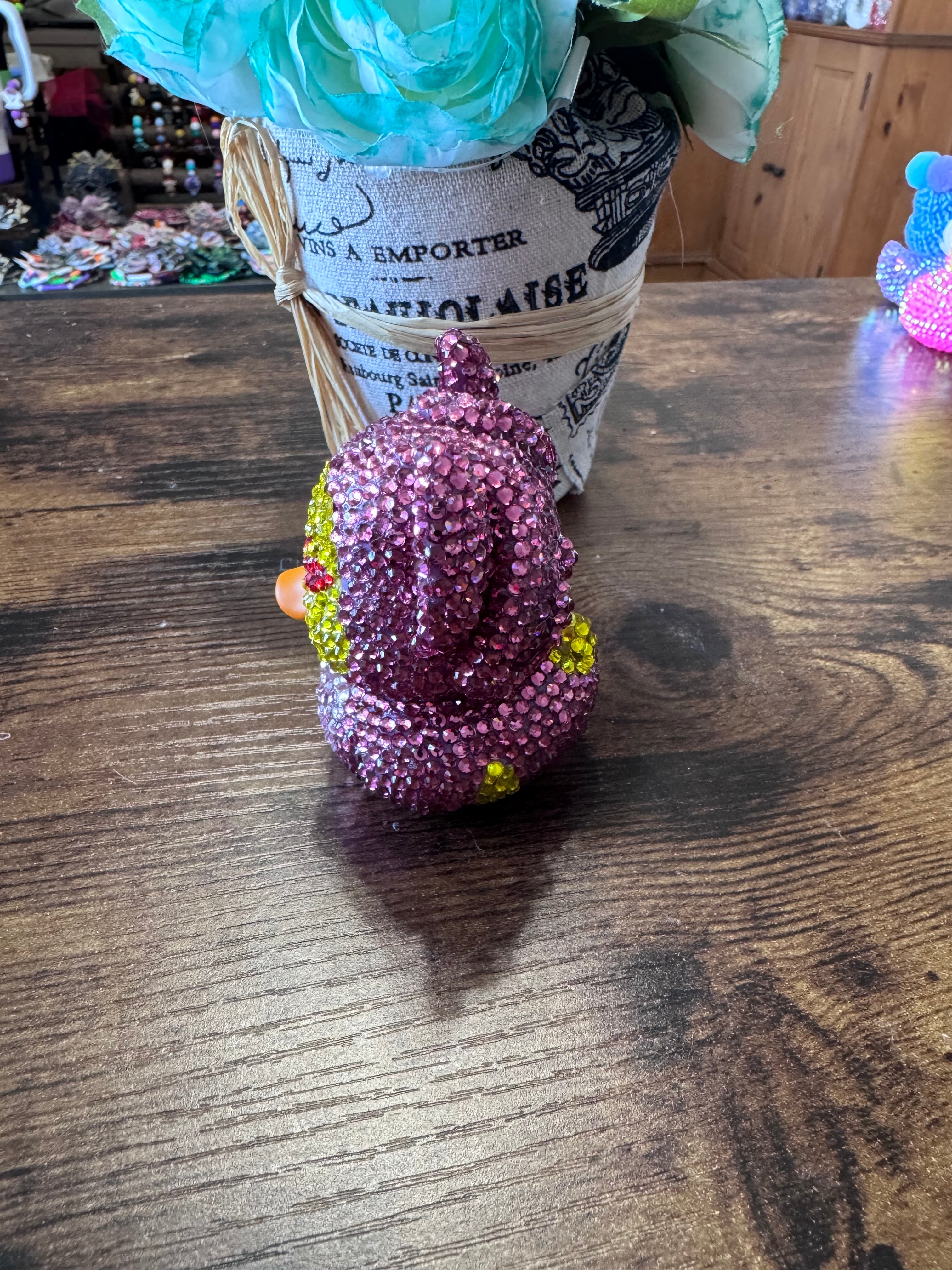 Disney Angel bling bedazzled rhinestone duck