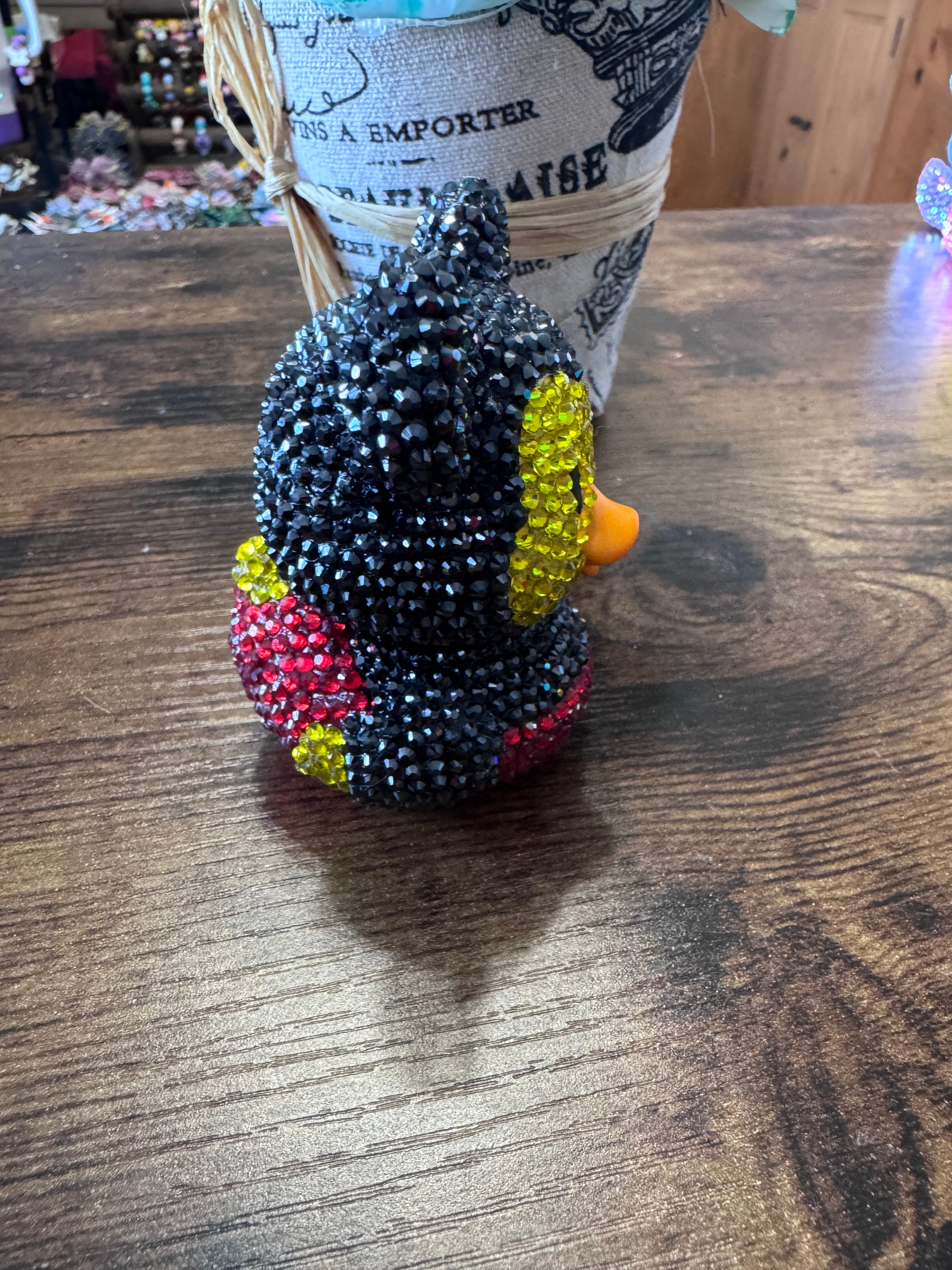 Disney Mickey Mouse bling bedazzled rhinestone duck