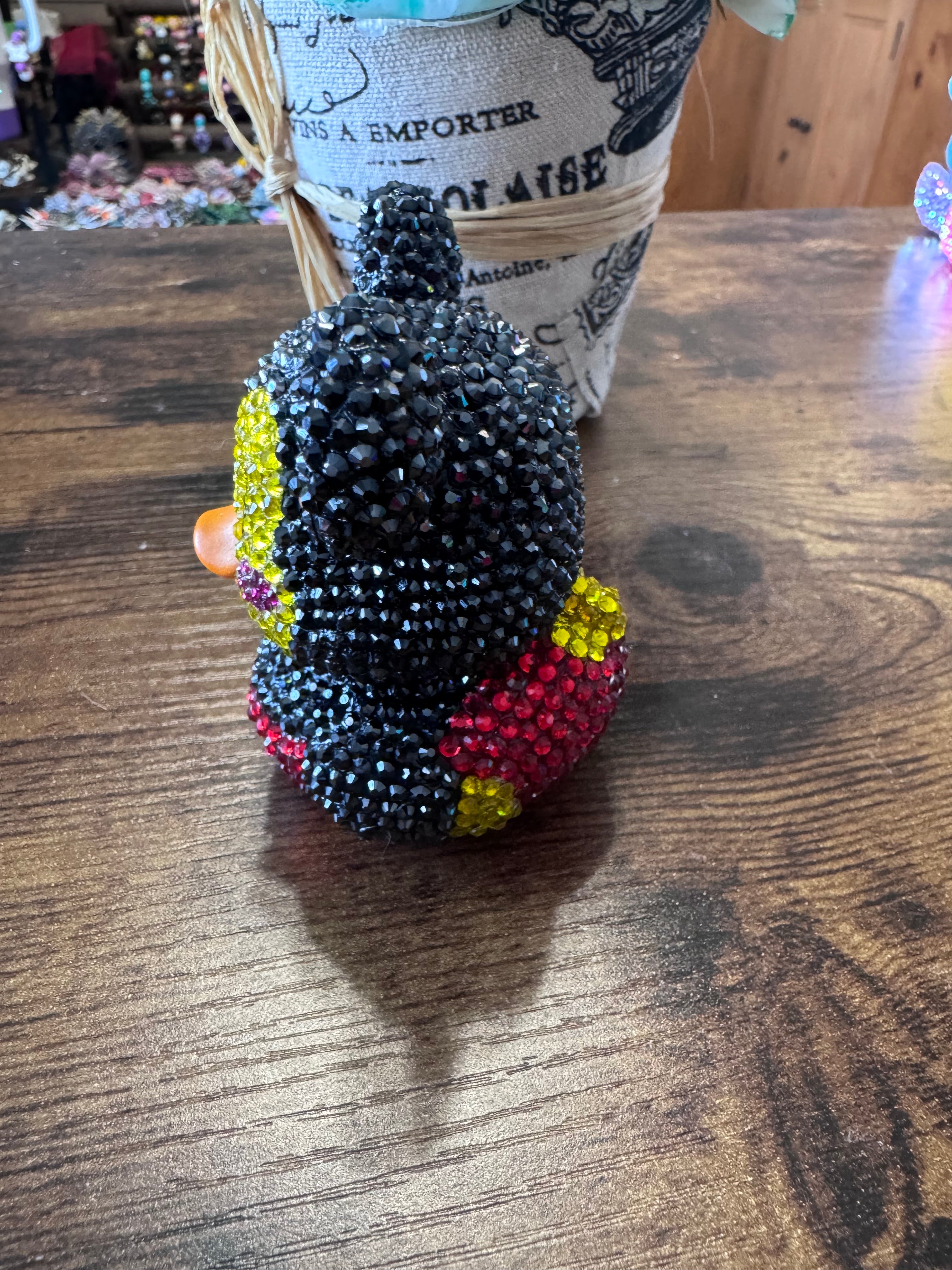 Disney Mickey Mouse bling bedazzled rhinestone duck