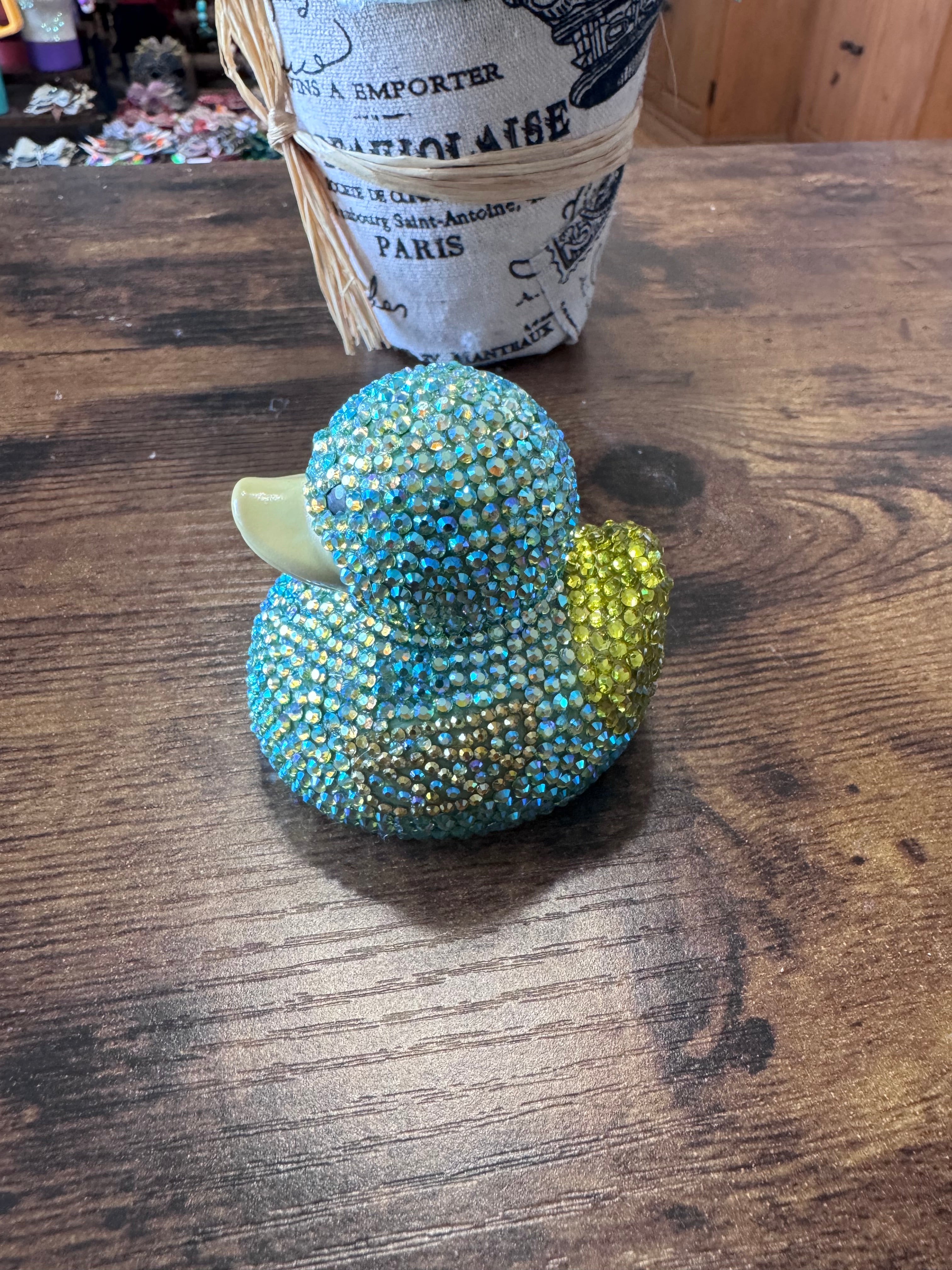 Butterfly Rhinestone bling duck