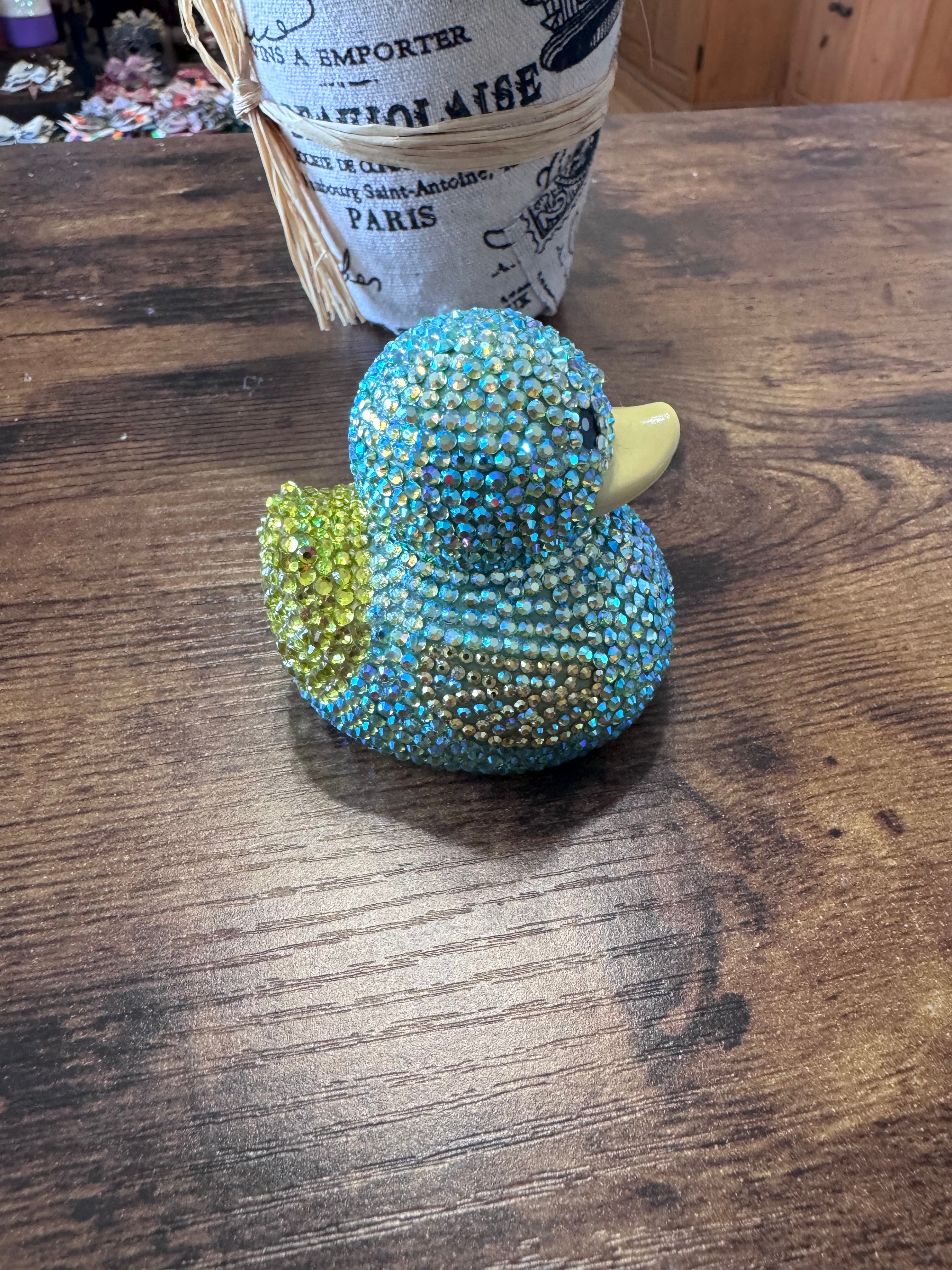 Butterfly Rhinestone bling duck